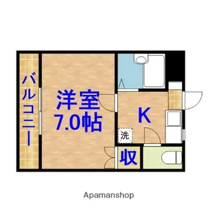 フリーダムベッセルⅡ【3階】の間取り
