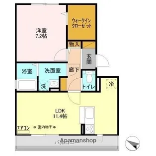 千葉県千葉市緑区あすみが丘東4丁目【アパート】の間取り
