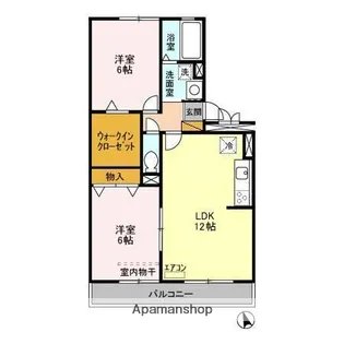 ロビンストリーム【3階】の間取り