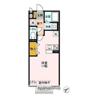 ジェンティーレ【2階】の間取り