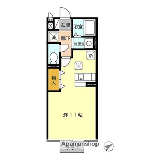 ジェンティーレ【1階】の間取り