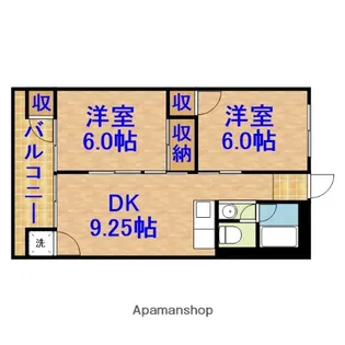 グランドステージ白金【5階】の間取り