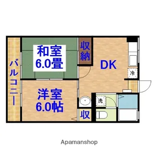 シティハイム山王【202号室】の間取り