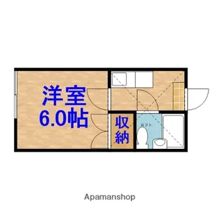メゾン誉田【2階】の間取り