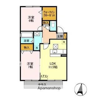 さくらコート【1階】の間取り
