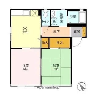 グランメールⅠ【1階】の間取り