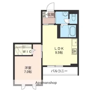 プルミエ グランクリュ【2階】の間取り