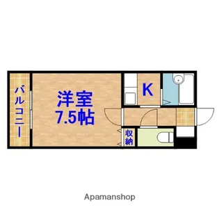 リッチライフ市原【203号室】の間取り