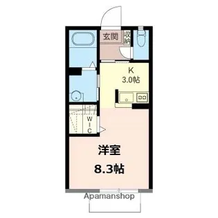 メゾンオリーブ【1階】の間取り