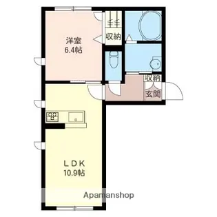 ヴィーナス B【103号室】の間取り