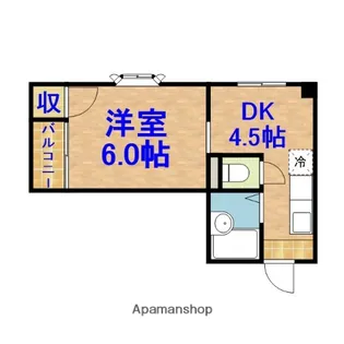 プレス・イン・フカザワ【1階】の間取り
