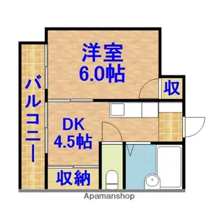 プレス・イン・フカザワ【3階】の間取り