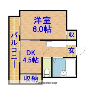 プレス・イン・フカザワ【2階】の間取り