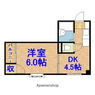 プレス・イン・フカザワ【2階】の間取り