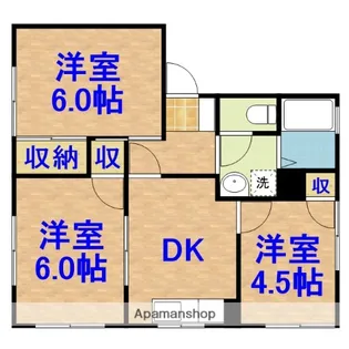ビレッジタカザワ A【201号室】の間取り