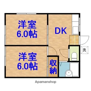 石田コーポ【103号室】の間取り