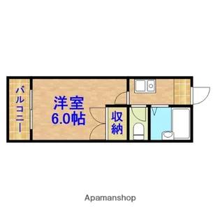 コーポ笹目【205号室】の間取り