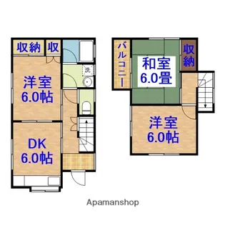 千葉県市原市山田橋1丁目【一戸建】の間取り