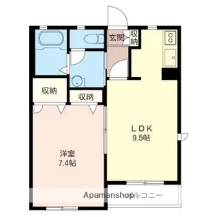 ジュルネⅠ【2階】の間取り