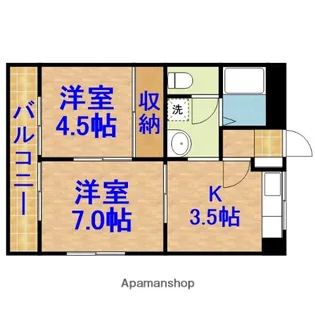 アネックスおゆみ野【1階】の間取り