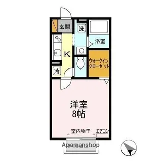 ジェンティーレ ダイワ【2階】の間取り