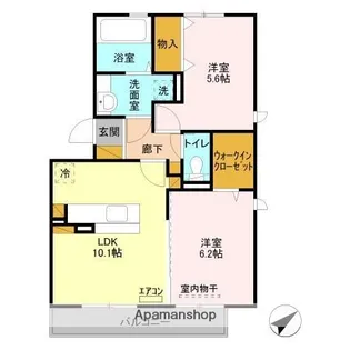 千葉県千葉市緑区誉田町1丁目【アパート】の間取り