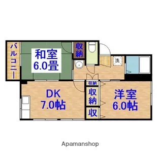 イーストハイツ大塚【2階】の間取り