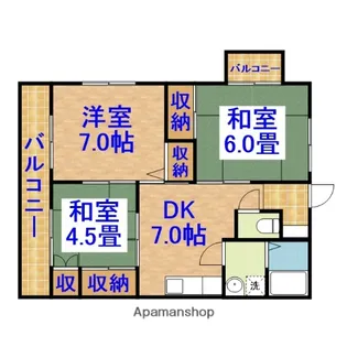 ハイツサンフラワー【2階】の間取り