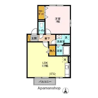 パームヒルズ【2階】の間取り