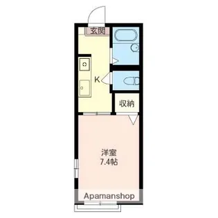 クレスト森【2階】の間取り