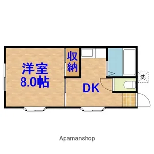 ユース永島【201号室】の間取り