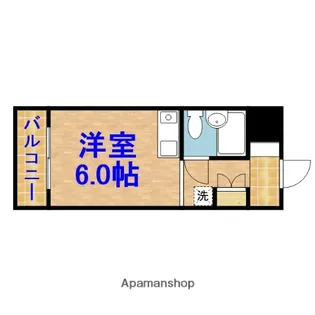 アーバン白金【203号室】の間取り