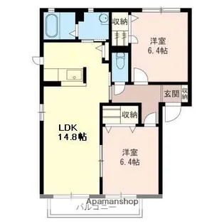 グランドール・A【101号室】の間取り