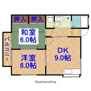 レジデンス国分寺台【202号室】の間取り