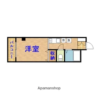 ジュネスGOI【301号室】の間取り