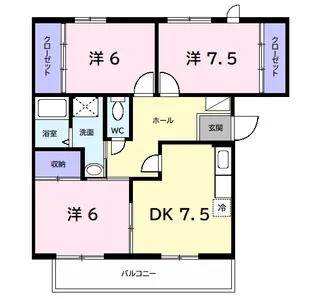 プレミール【1階】の間取り