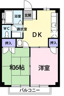 グリーンハイム【2階】の間取り
