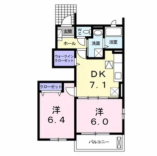 ブリアンソレイユ【1階】の間取り
