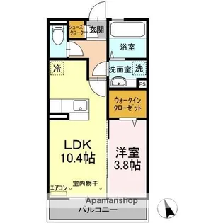 マーヴェラス【3階】の間取り