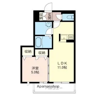 プリミエール【2階】の間取り