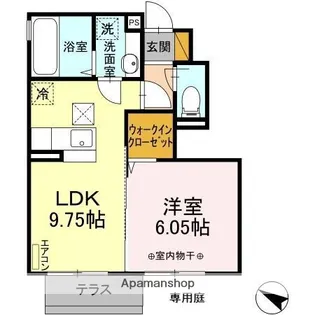 プランドール【1階】の間取り