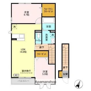 グリーンヴィラ【2階】の間取り