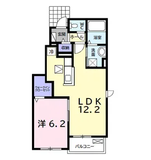 サングランス【1階】の間取り