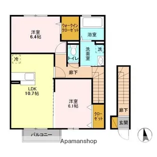 千葉県千葉市緑区土気町【アパート】の間取り