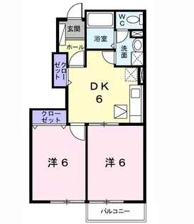 リファインドヴィラⅠ【1階】の間取り