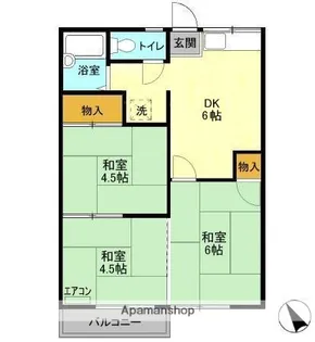 TレジデンスC【2階】の間取り