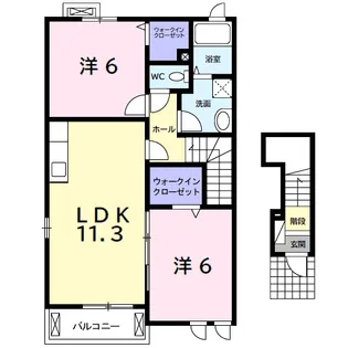 ガーディアン【2階】の間取り