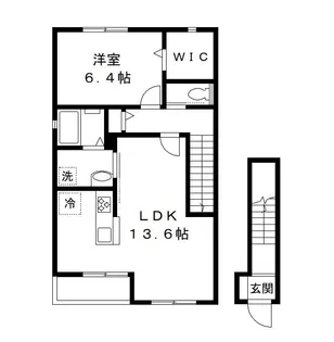 メゾン・ウェルストーンⅠ【201号室号室】の間取り