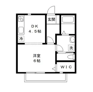 エルメゾン・ヨーコーⅡ【203号室号室】の間取り