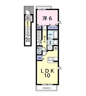シルフィード ティアラ【2階】の間取り
